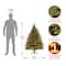 4.5 Ft. Pre-Lit Feel Real® Downswept Douglas Full Artificial Christmas Tree, Multicolor Lights